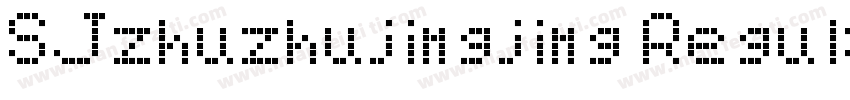 SJzhuzhujingjing Regular字体转换